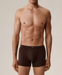 Alternative view of Bokserki Atlantic pakiet 3 sztuki granat brązowy