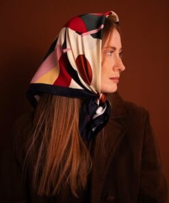 apaszka damska satynowa mix kolorowa