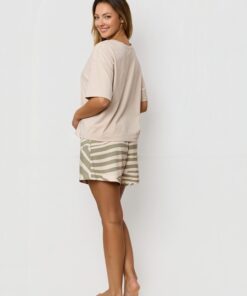 Alternative view of Piżama damska Mefemi Selene P172 krótki rękaw krótkie spodenki