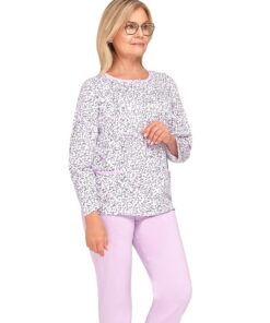 piżama damska rozpinana długi rękaw