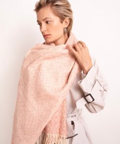 Alternative view of Szal damski Art of Polo długi 200x70 elegancki brudny różowy