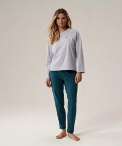 długa piżama damska atlantic