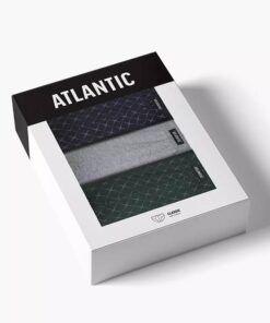 elegancki zestaw majtek męskich w pudełku slipy altantic