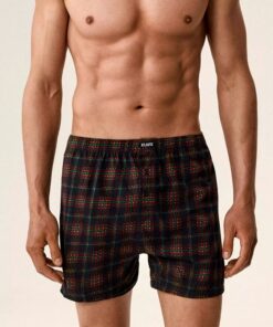 Alternative view of Bokserki Atlantic 2 sztuki w eleganckim pudełku luźne granat zieleń