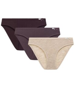 majtki damskie atlantic zestaw 3 sztuk mix kolorów