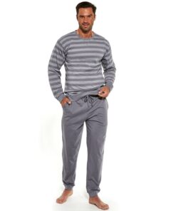 Alternative view of Piżama męska Cornette 117/160 Loose 9 paski szara