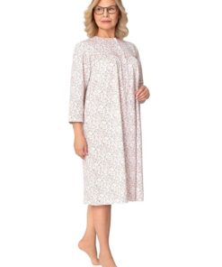 rozpinana koszula nocna z długimi rękawami martel