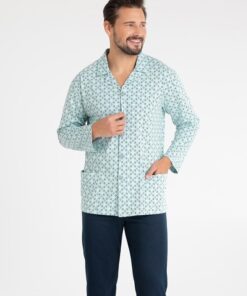 rozpinana piżama meśka regina zielona długa