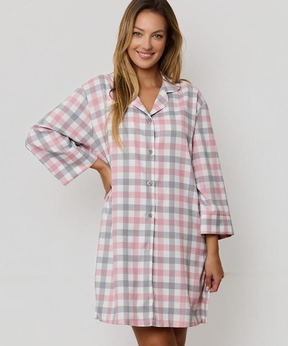 rozpinana koszula nocna bawełniana