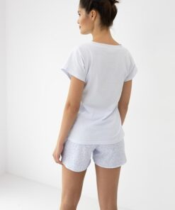 Alternative view of Piżama damska Sensis Karla krótkie szorty blady niebieski