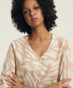 Alternative view of Piżama damska Henderson krótka spodnie rozpinana brzoskwinia