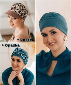 Alternative view of Turban Ariela niebieski