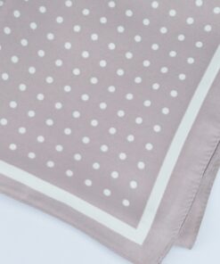 Alternative view of Elegancka apaszka damska wrzosowa w groszki