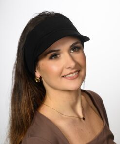 Daszek na głowę Wenus – czarny