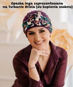 Opaska z drutem Inga – kolorowa