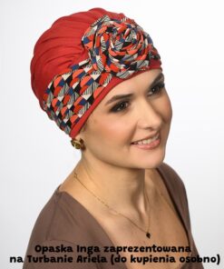 Opaska z drutem Inga – geometryczny wzorek