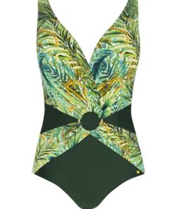 Alternative view of Jednoczęściowy kostium kąpielowy Jamajka Self BEZ fiszbin