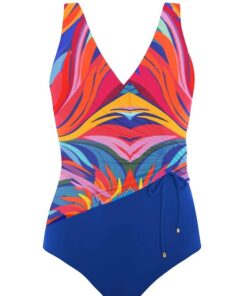 Alternative view of Jednoczęściowy kostium kąpielowy Larnaca 7 BEZ fiszbin multikolor