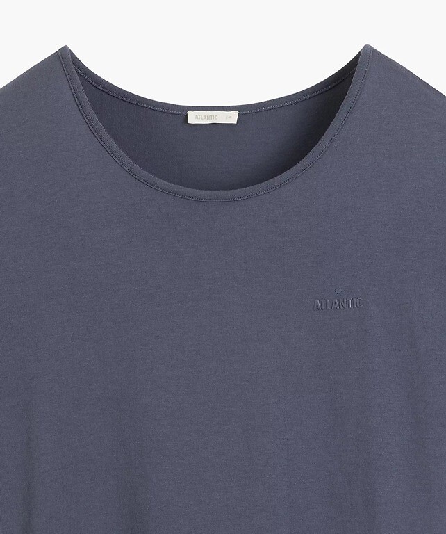 Piżama damska Atlantic krótki rękawek krótkie spodenki navy grafit - obrazek 5