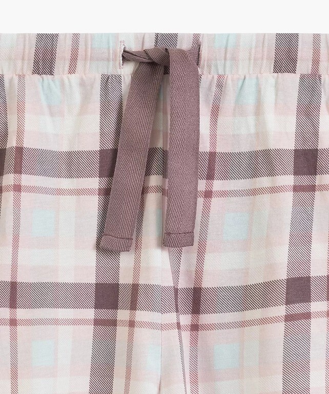 Piżama damska Atlantic krótki rękawek krótkie spodenki pudrowa - obrazek 4