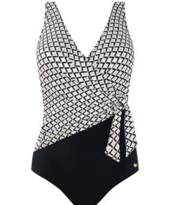 Alternative view of Kostium kąpielowy Jednoczęściowy Przewiązanie BEZ fiszbin Gold