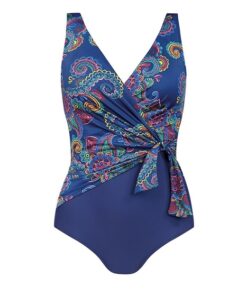 Alternative view of Kostium kąpielowy Jednoczęściowy Przewiązanie BEZ fiszbin Navy