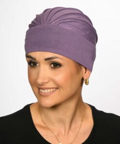 Turban Ariela wrzosowy