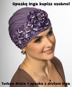 Alternative view of Turban Ariela wrzosowy