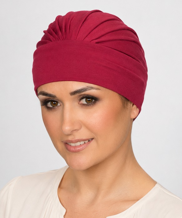 Turban Ariela malinowy