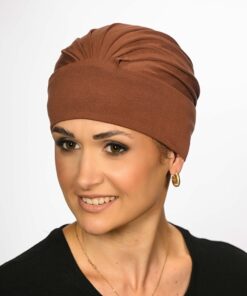Turban Ariela orzechowy