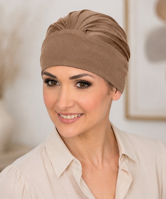 Turban Ariela kawowy
