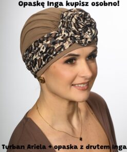 Alternative view of Turban Ariela kawowy