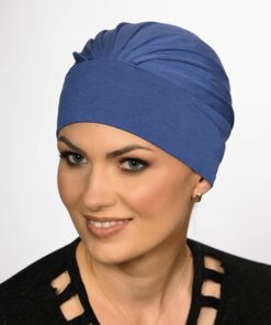 Turban Ariela niebieski