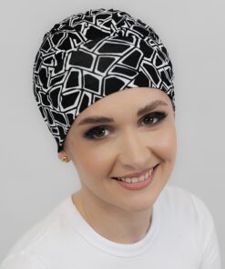 Turban Ariela czarne cętki