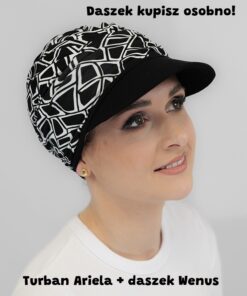 Alternative view of Turban Ariela czarne cętki