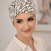 Turban Ariela elegancki beż