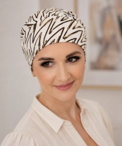 Turban Ariela elegancki beż