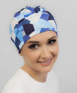 Turban Ariela niebieski mix
