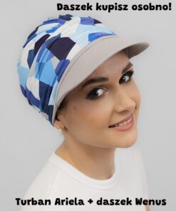 Alternative view of Turban Ariela niebieski mix