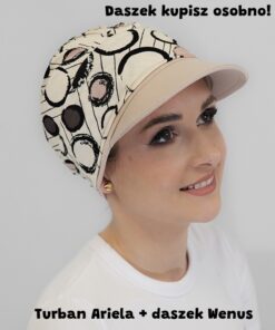 Alternative view of Turban Ariela waniliowy w koła