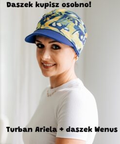 Alternative view of Turban Ariela zielono żółto niebieski