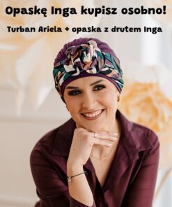 Alternative view of Turban Ariela śliwka