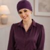 Turban Ariela śliwka - obrazek 3