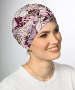 Alternative view of Turban Dorota z supłem – kwietny mix