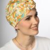 Turban Dorota z supłem – słoneczny wzór