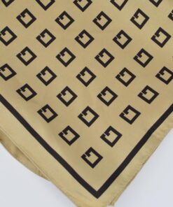 Alternative view of Elegancka apaszka damska złoty beż