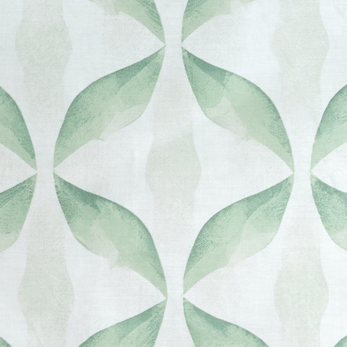 Pościel bawełniana Satynowa miękka Polska w kolorze biało miętowym - obrazek 4