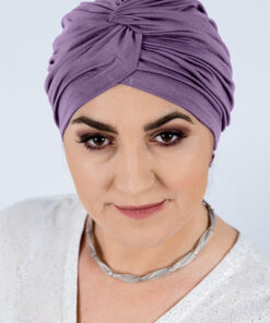 Bambusowy Turban Klara jasna śliwka