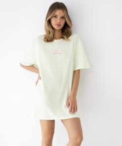 Koszula nocna Sensis Savanna jasna limonka rozmiar uniwersalny