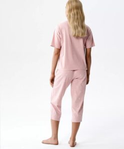 Alternative view of Piżama damska bawełniana Atlantic krótki rękaw spodnie 3/4 róż